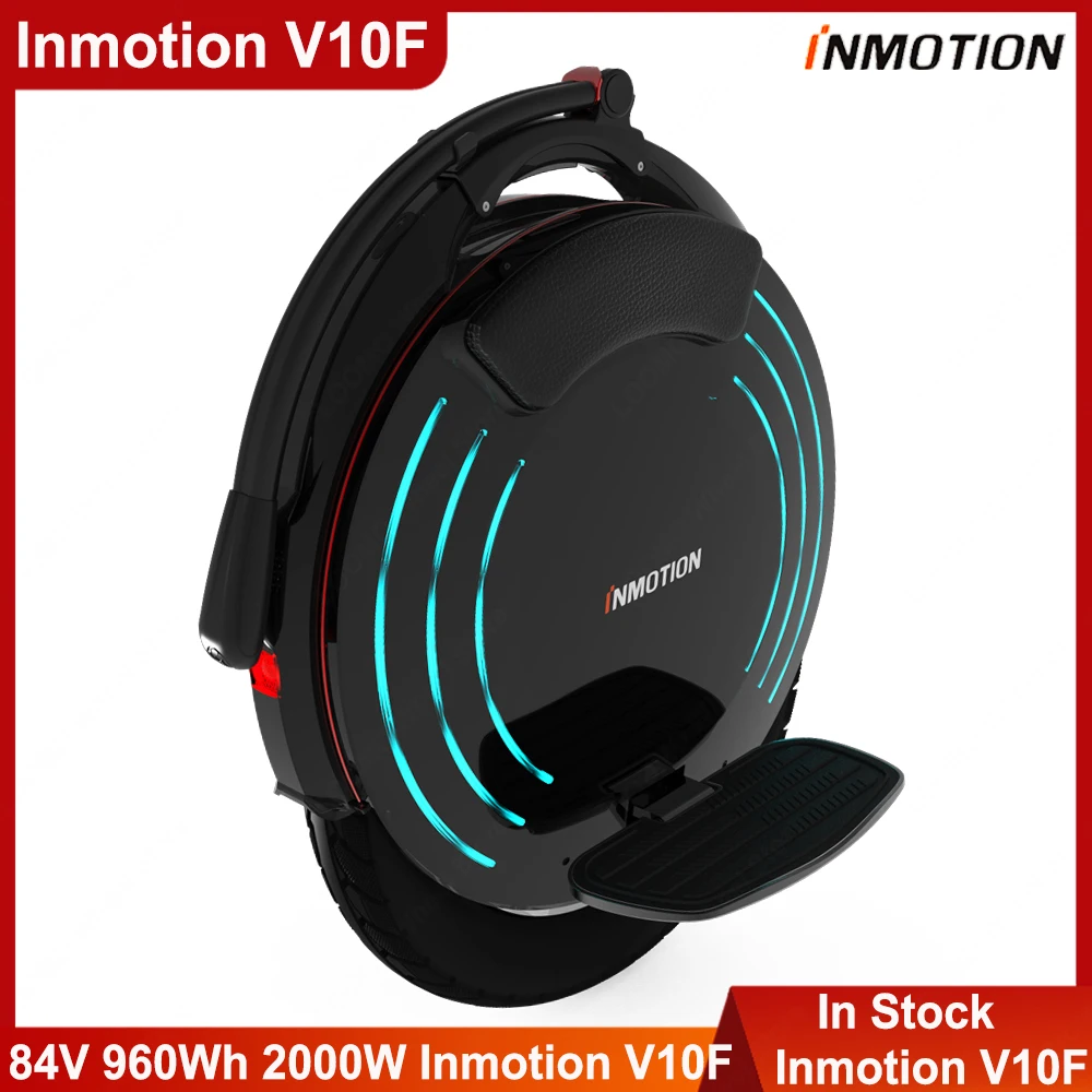 

EU Stock INMOTION V10F 84V 960Wh 2000W Motor TOP Speed 40km/h 16*2.5Inch Newest Inmotion V10F Electric Unicycle