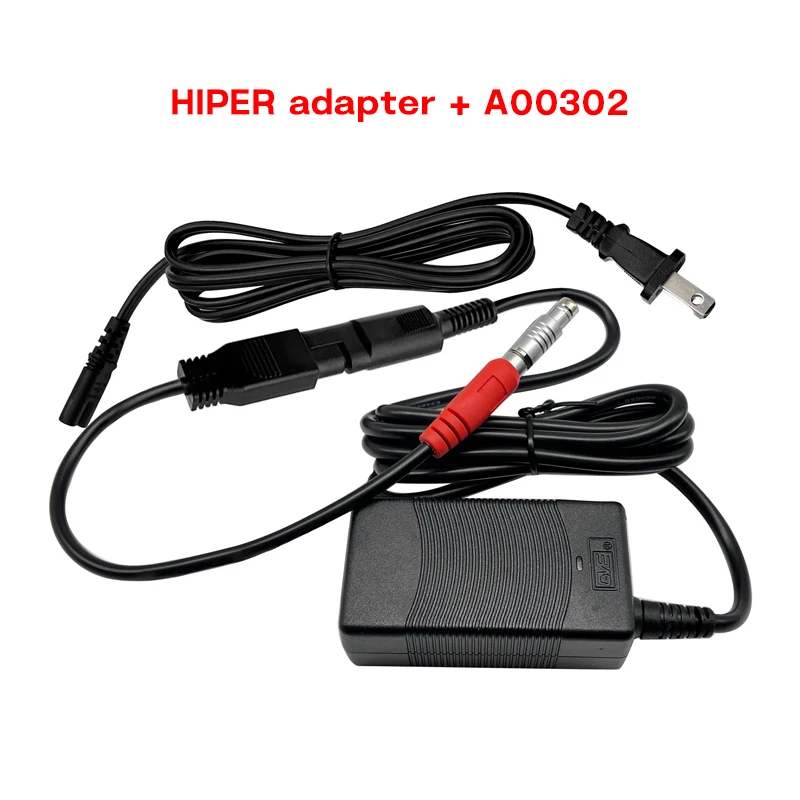 New 2-5Pin Black A00302 Cable  Compatible For with Black Hiper Charger Fast Charge Power Adapter GB500 GR3/5 GPS Lite Surveying