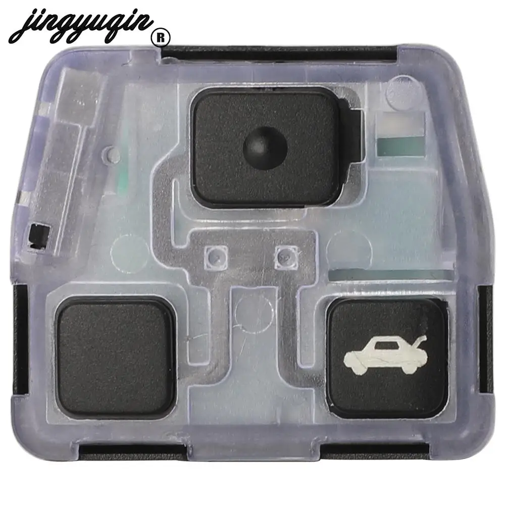 jingyuqin 50171 for Toyota Prado 120 RAV4 Kluger Previa FJ Cruiser Land Cruiser 100 Remote Key 433MHz 4D67 Chip Fob 2/3 Buttons