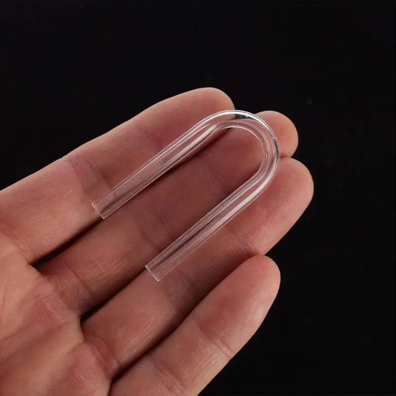 5Pcs U Shape Tube Acrylic Aquarium Connector Fish Tank Air Pump Air Tube Filter Connecting Accessories