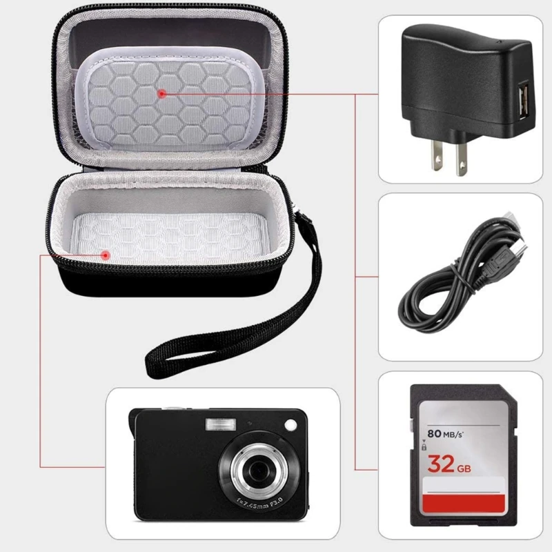 Camera Storage Case for Card Devices Customizable Interior Padding Bag Dropshipping