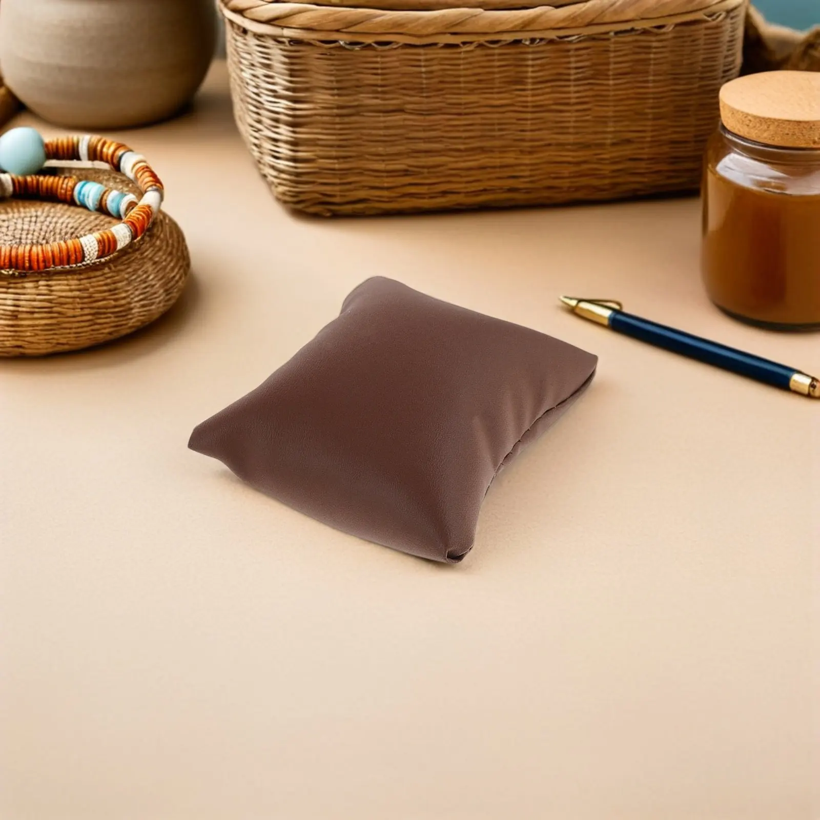 10Pcs Small Watch Pillow PU Jewelry Display Pillow Soft Cushion for Bracelet Holder Watch Accessory Organizer