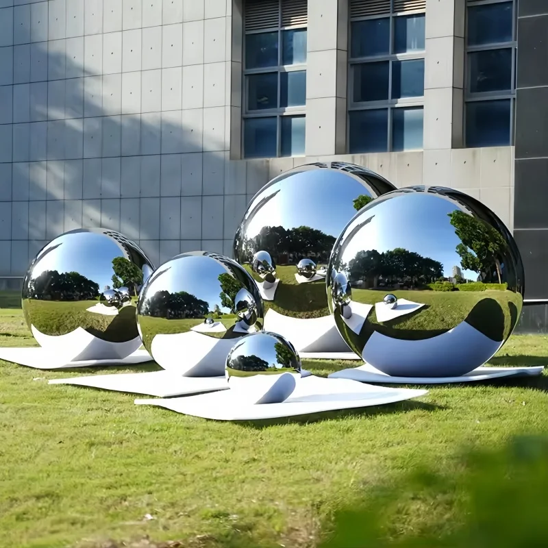 

700mm 800mm 900mm 1000mm 1100 1200mm, 304/316 stainless steel Outdoor lawn garden boutique decorative round ball