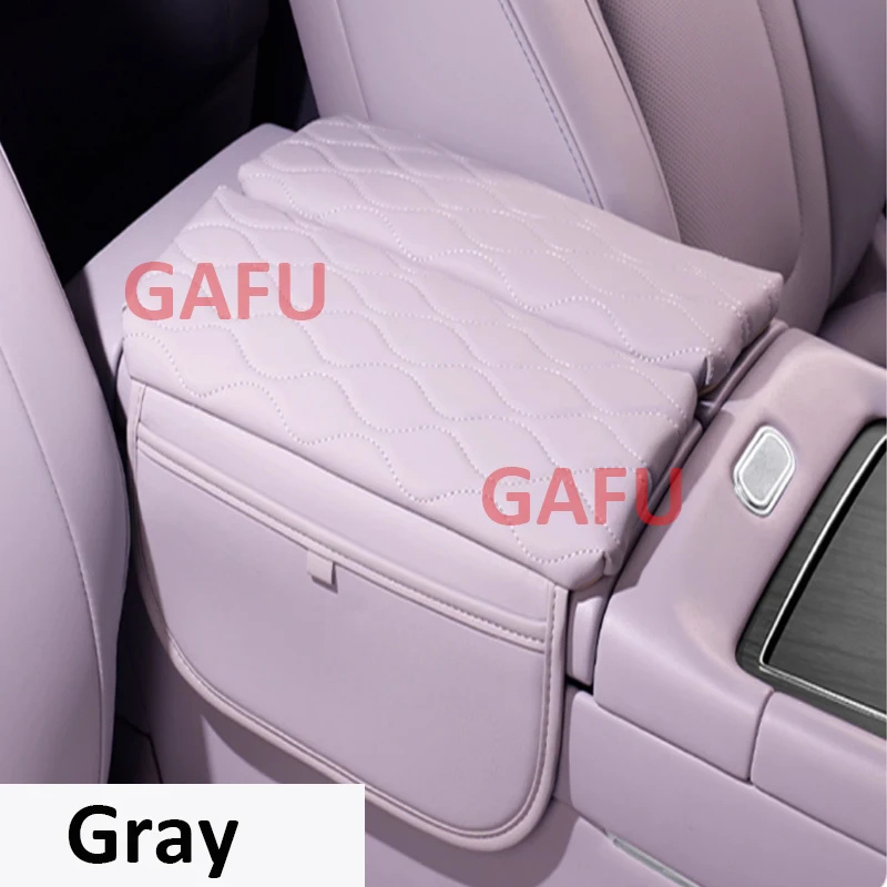 Cojín para caja de mano AITO M9 2024 2025, almohadilla de elevación de almacenamiento de Control Central de PU, cubierta de accesorios especiales interiores