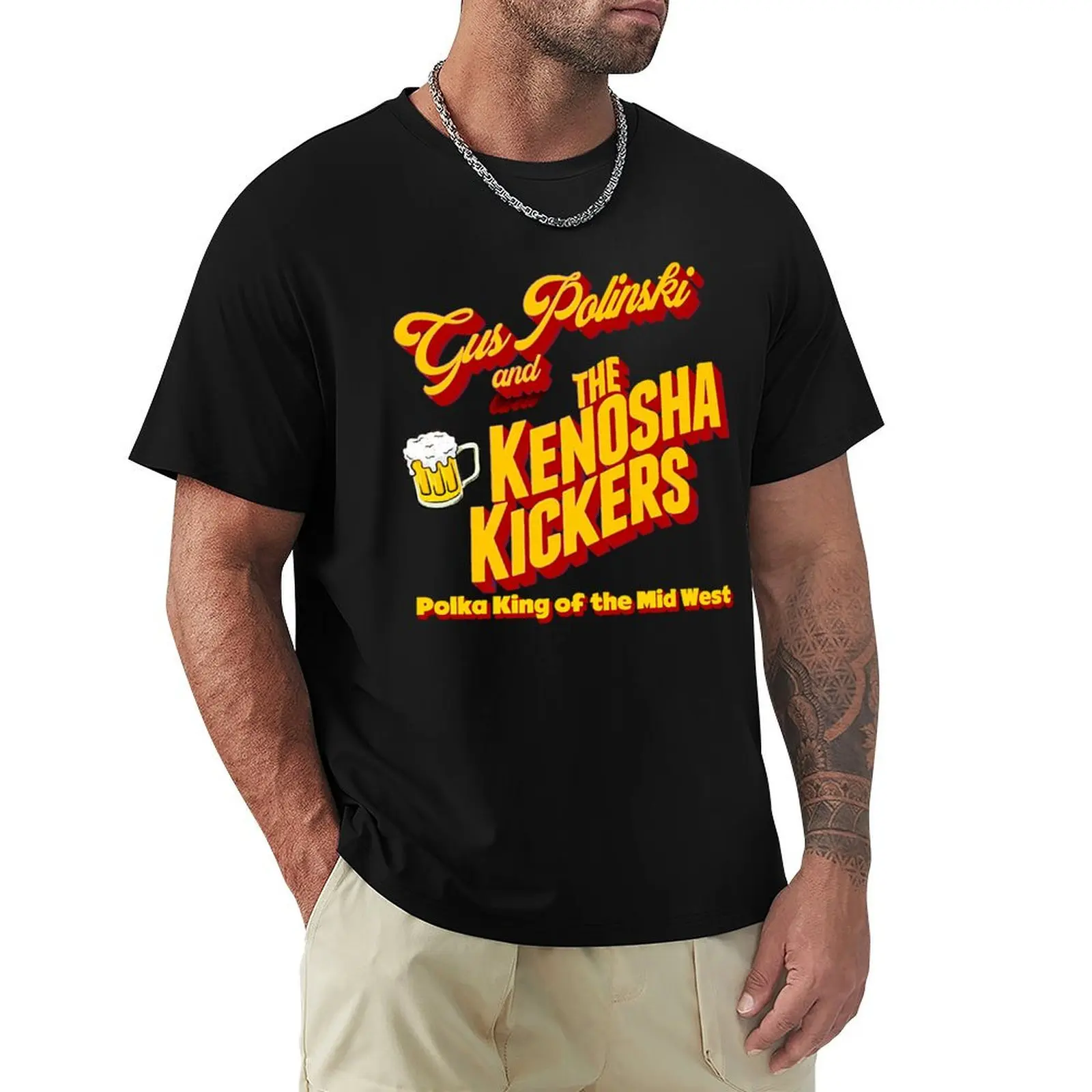 

Kenosha Kickers-Gus Polin.ski and the Keno.sha Kicker_s T-Shirt vintage anime shirt vintage clothes Men's t-shirts