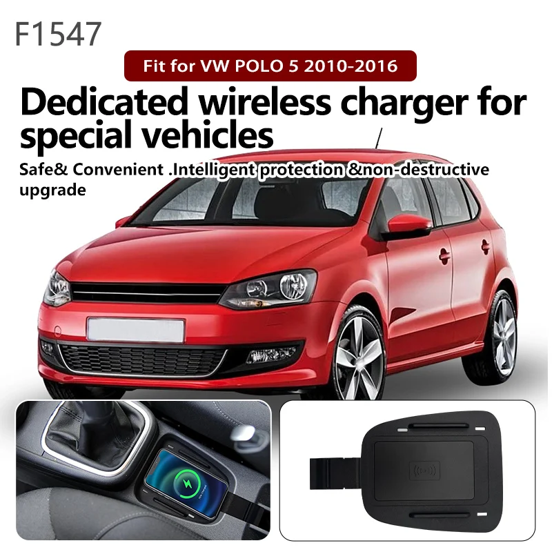 Bezprzewodowa ładowarka samochodowa do VW Polo 5 2010-2016