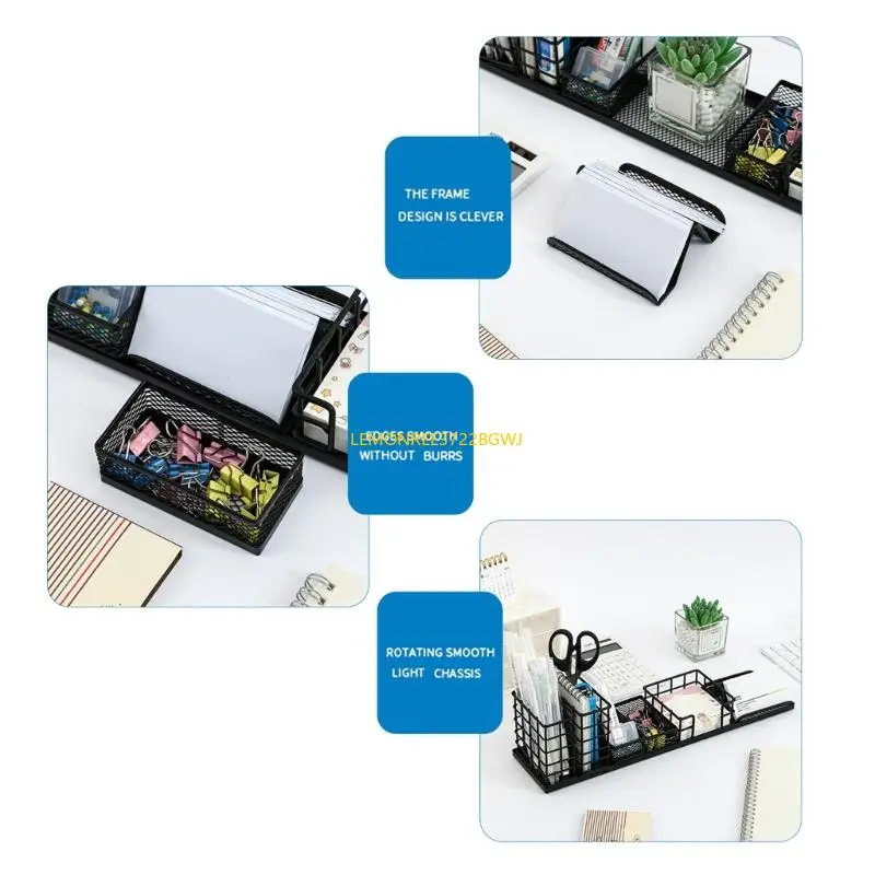 C90C Desk Organisers Finishing Storage Rack Creative Desktop Storage Rack for School