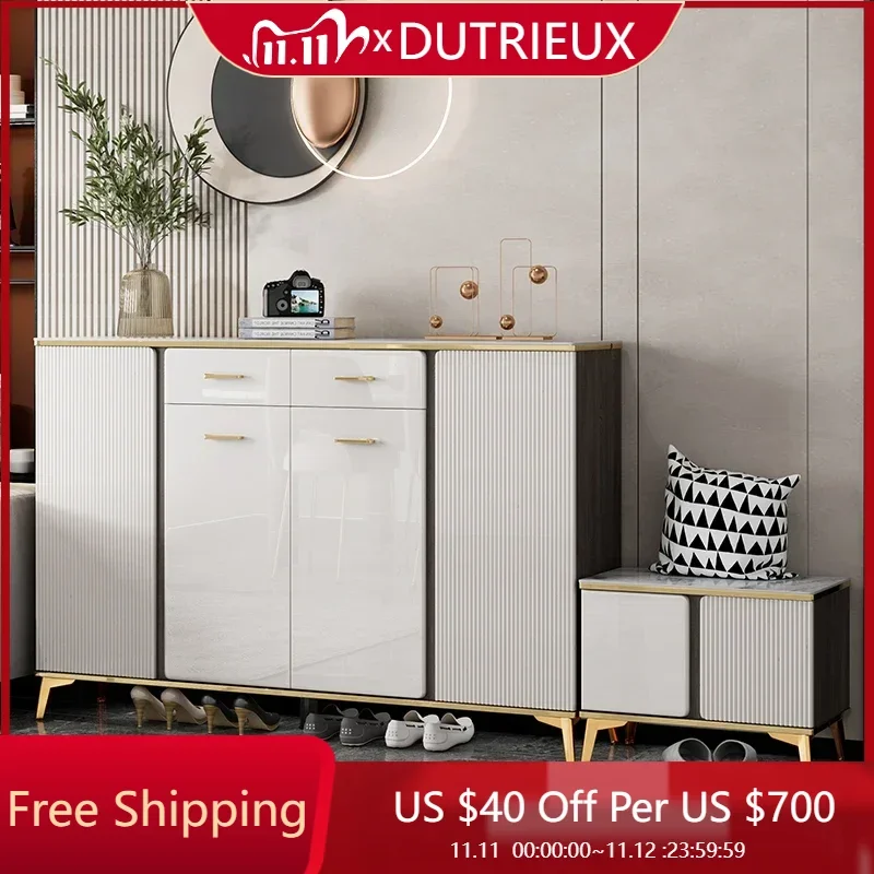 Pull Out Storage Shoe Cabinets Gold Modern Stylish Organizer White Shoe Cabinets Nordic Range Chaussure Furniture Living Room