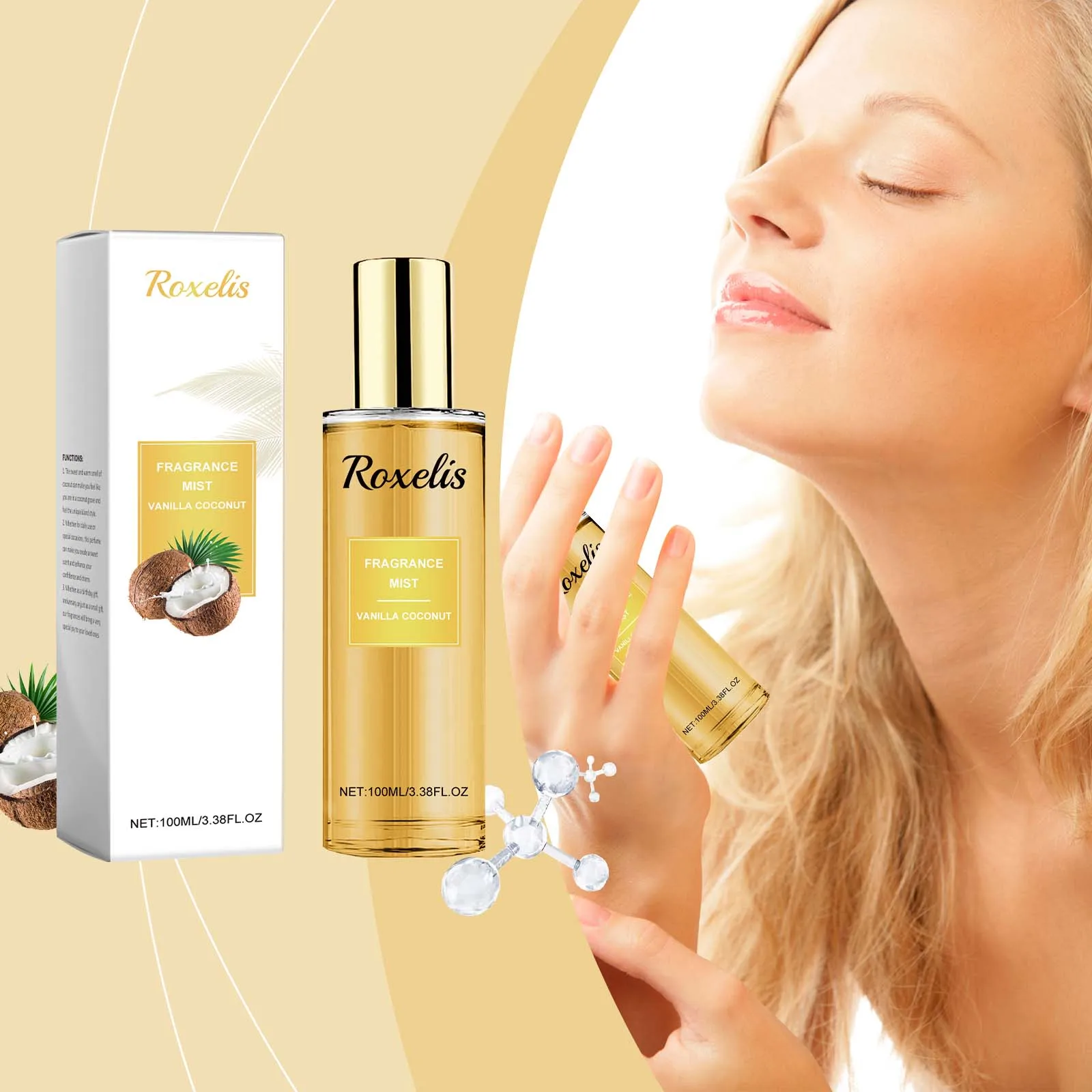 عطر أو دي للنساء بخاخ للجسم عطر رذاذ يدوم طويلاً طبيعي كلاسيكي طازج آخر صديق للبشرة عطر غني 100 مل #1