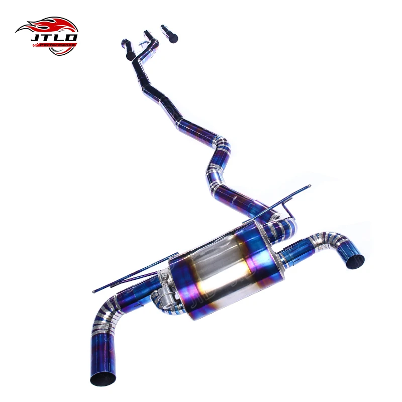 JTLD Titanium -Back Exhaust System with Downpipe for BMW 430i B48 2.0T Lightweight Performance Upgrade