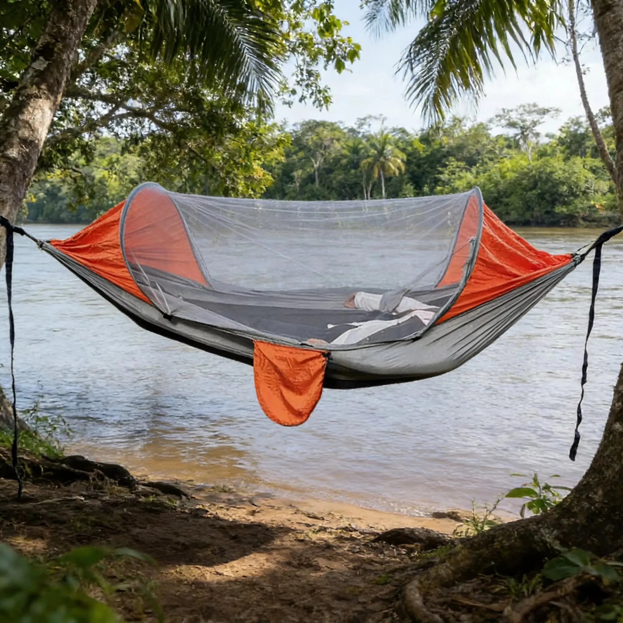 Outdoor Camping Hammock - Outdoor Nylon Hammock Tent Waterproof Durable
