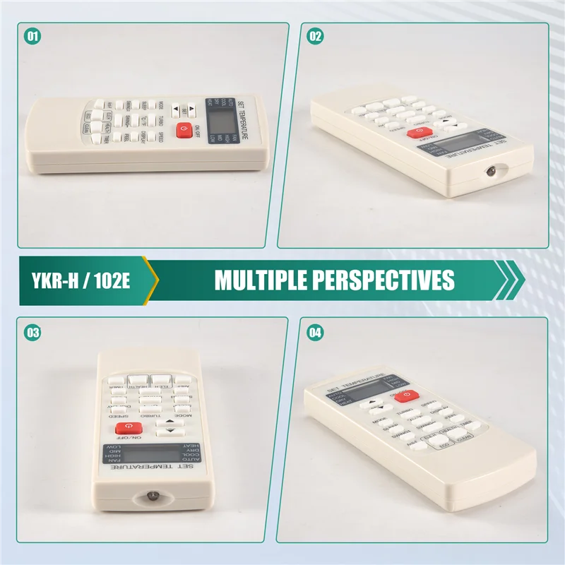 High Quality-Air Conditioning Remote Control Replacement For Aukia YKR-H/102E Feel Comfortable