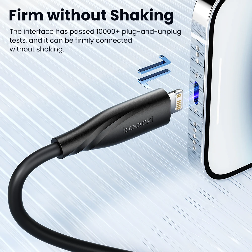 Toocki PD20W USB C Lighting Cable for iPhone 14 13 12 Pro Max iPad Fast Charging Type C to Lighting Charger Cord for iPhone