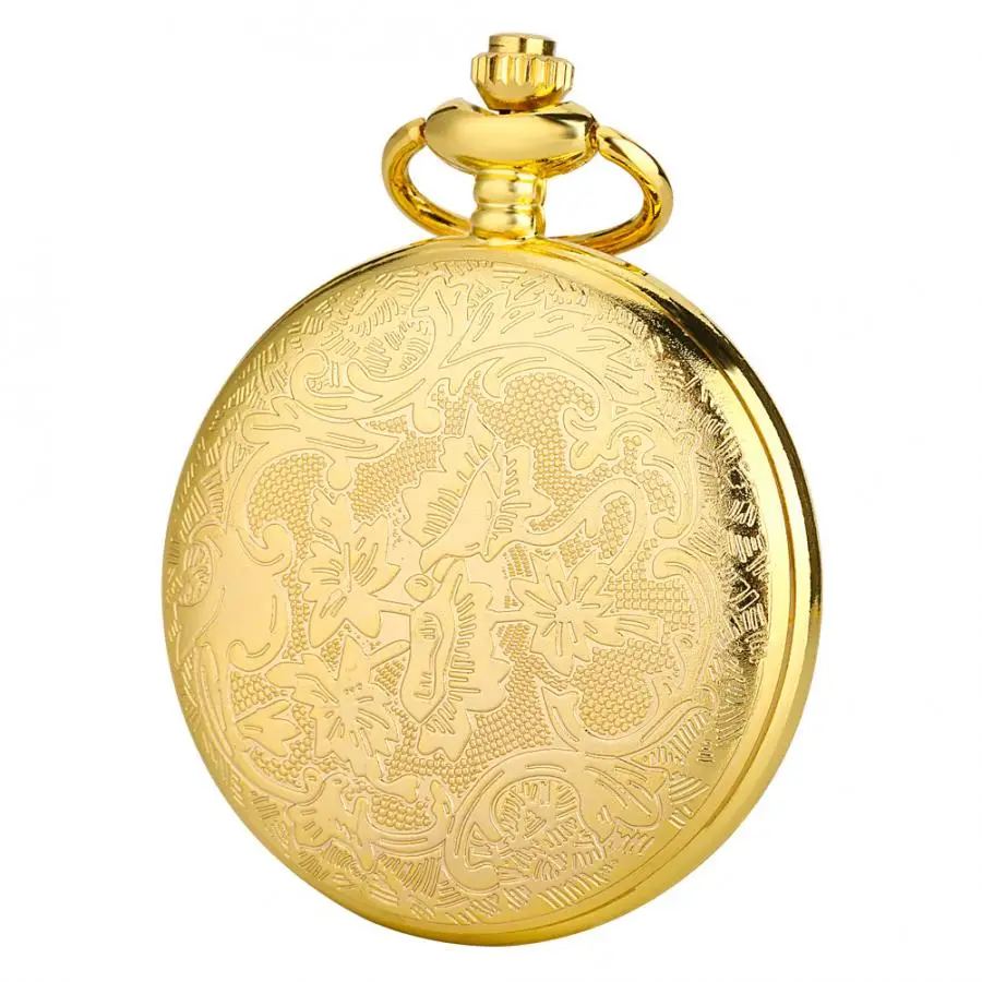 Montre de poche de luxe en diamant doré incrusté d'abeille, montre à Quartz artisanale, collier charmant, pendentif de pull, chaîne, horloge d'insecte d'abeille