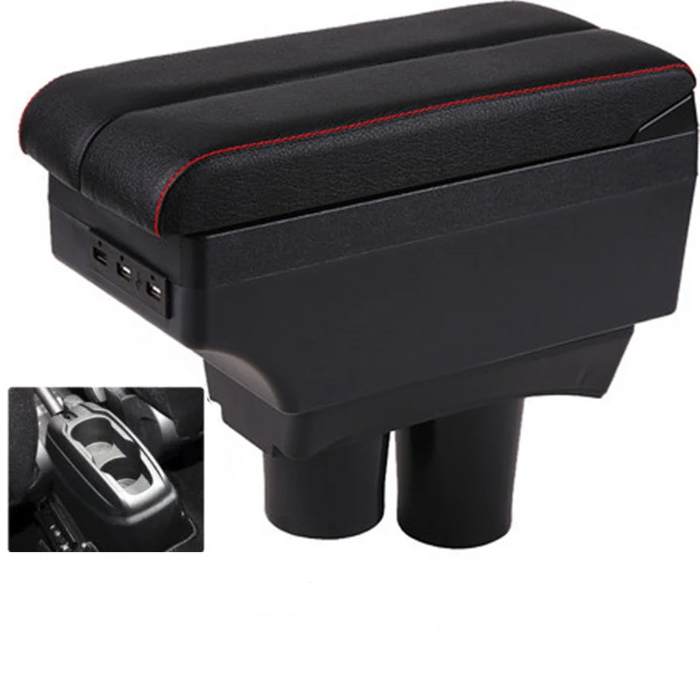 For Citroen c-elysee Car 301 armrest box central content box interior Armrests Storage with USB interface