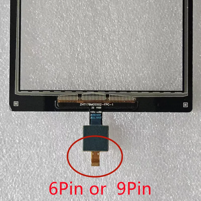 5.5Inch Black For DJI RC PRO Remote Control Screen Digitizer Glass Panel Sensor Assembly ZHT178M05502-FPC-1