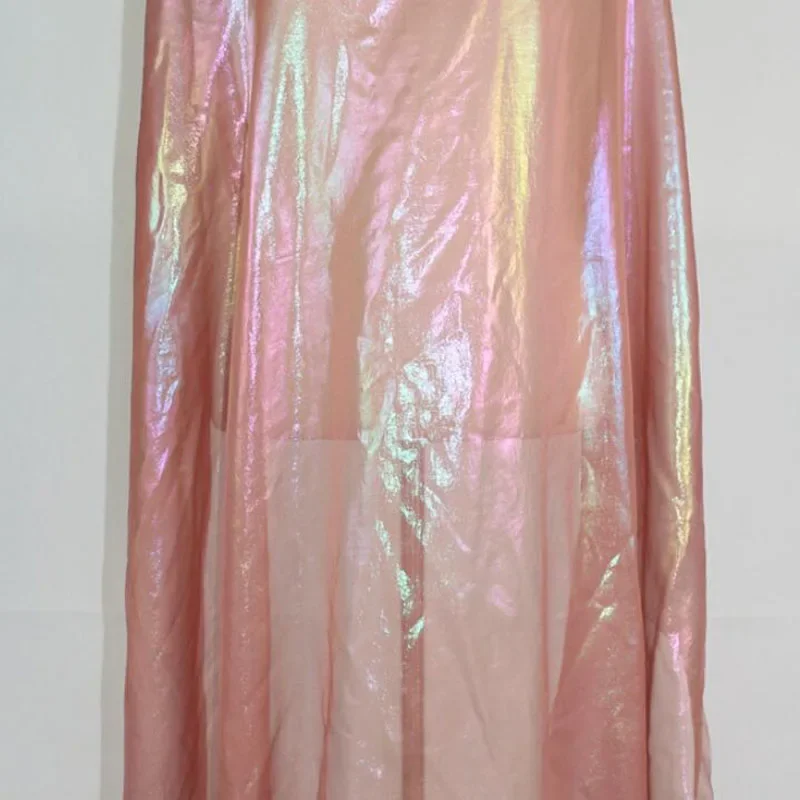 Bronzing Colorful Chiffon 30D Fabric Soft Breathable DIY Dress Fabric