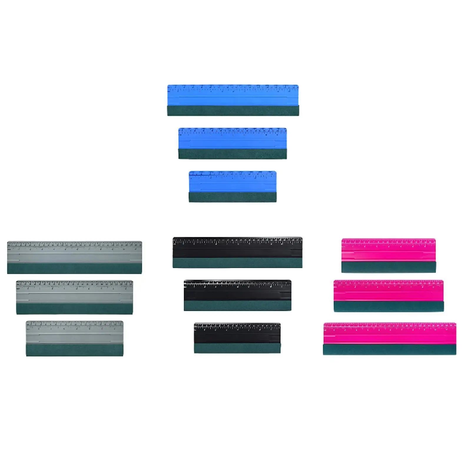 

3 набора фетровых скребков для виниловых эффективных обоев большого размера для изготовления обоев