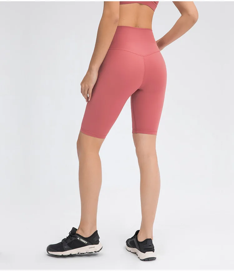 Pantalones cortos de gimnasio para mujer, Shorts elásticos ajustados de cintura alta, Sexy, 5 colores