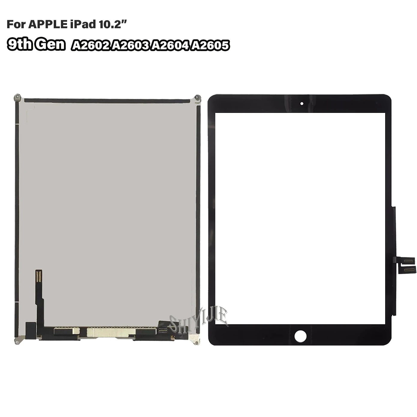 Imagem -04 - Lcd para o Ipad 10.22023 7th Gen A2197 A2200 para Ipad 10.2 8th 2023 A2270 9th A2602 A2603 Substituição Visor de Vidro da Tela de Toque