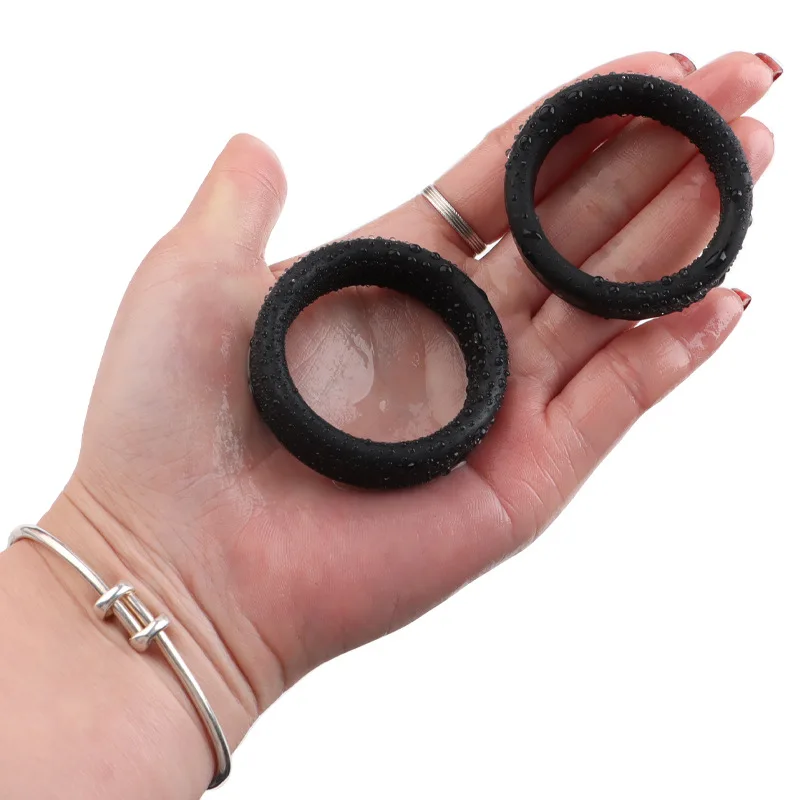 1pcs New Penis Ring Elastic Cock Ring Delay Ejaculation Silicone Sex Toys for Men Adult Products