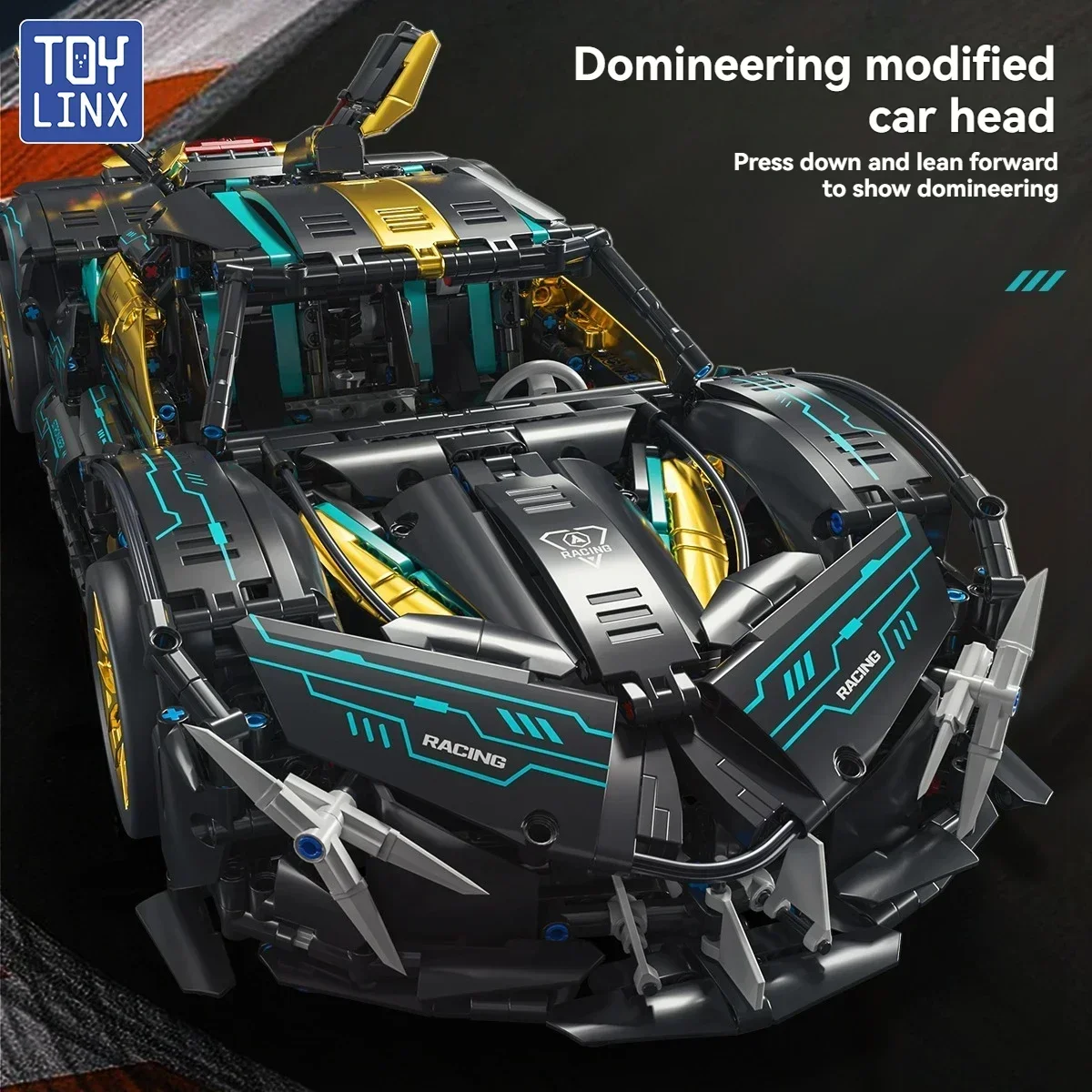 

2113 шт., строительный блок, гоночный автомобиль, масштаб 1:10, модифицированный суперкар, дрифт, радиоуправляемый механический набор для взрослых, коллекционный детский образовательный подарок STEM