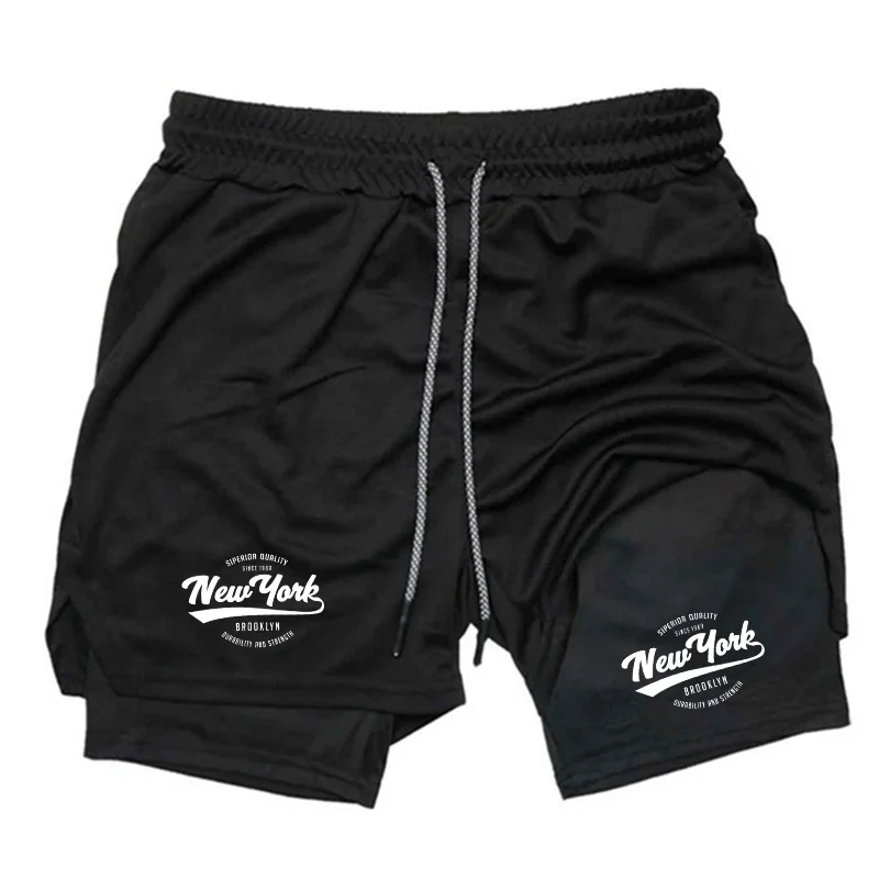 

Стильные мужские шорты для тренировок и бега, дышащие спортивные шорты для зала, летние повседневные шорты с карманами