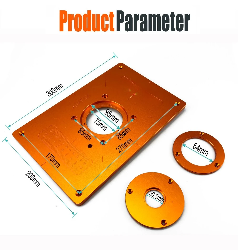 85X85MM bakelite milling flip-chip board, engraving machine table, woodworking table DIY modification, woodworking tools