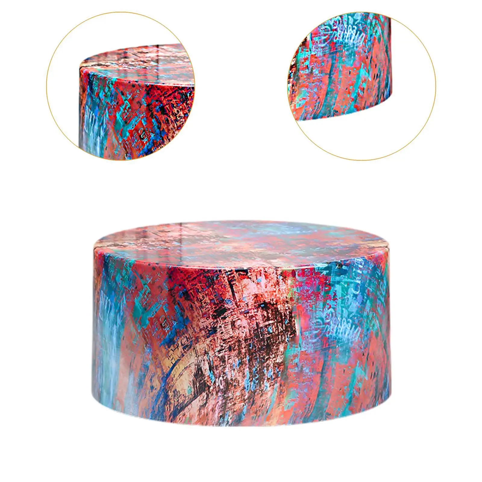 حامل عرض أسطواني، حامل قاعدة عارضة أزياء مستديرة لمتجر الملابس، متجر المجوهرات، البث والحفلات.