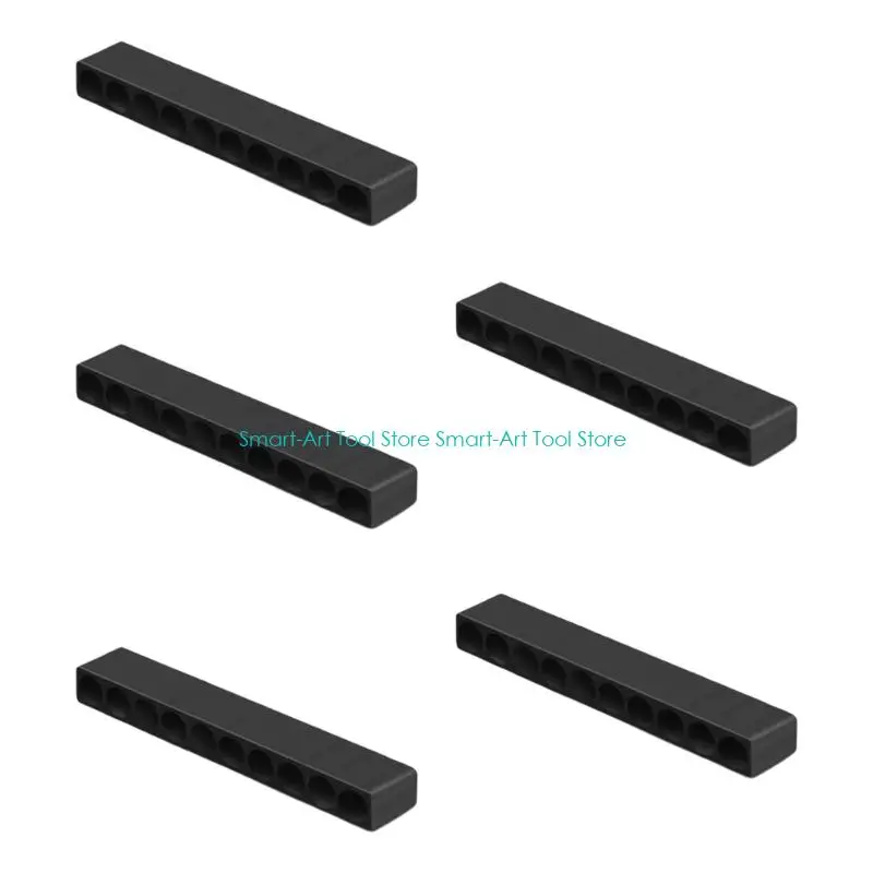 E1PB Strong Plastic Driver Enclosure Container Fit For 6.35mm Driver Accessories Workshop Tool Management Easy Identification