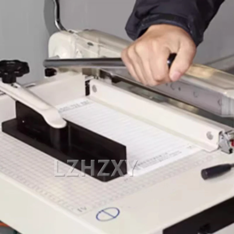 40MM Manual Paper Cutter A3 Guillotine Trimmer Heavy Duty 400 Sheets Shredder for Factory School Office Accessories