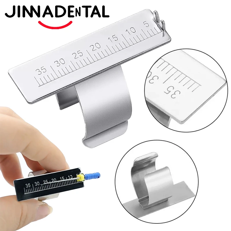 

Dentistry Dental Endo Block Endodontics Ruler Dental Root Canal Files Holders Mini Measuring Block Dentistry Lab Tools