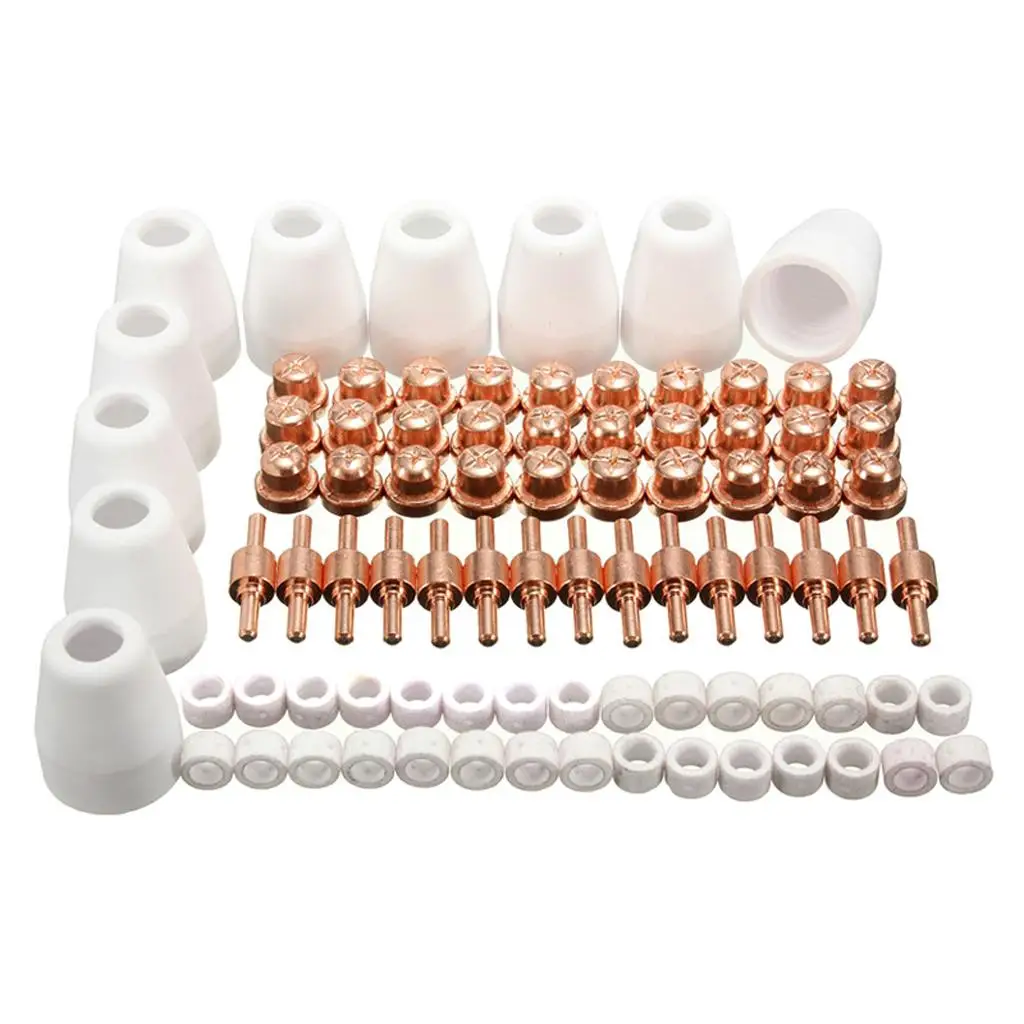 85pcs Cutter Machine Consumables Extended PT-31/LG40 Torch Consumables for CT416 CT518D 60P WELDING MACHINE