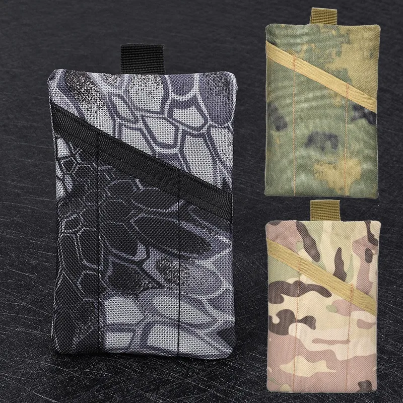 Outdoor Sports Camo Belt Tactical Bag Tactical Coin Bag Running Portable EDC Tool Hand Storage