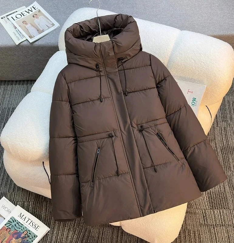 

Women Winter Casual Loose Women Jacket Down Cotton Coats Solid Oversize Female Winter Puffer Jacket