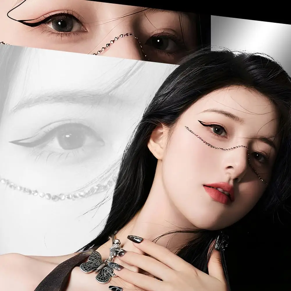 1개 블랙 퀵 드라이 아이라이너 펜슬 - 24시간 지속되는 매트 방수 안티 스머지 리퀴드 아이라이너 메이크업