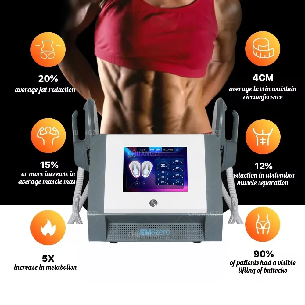 

EMSzero 6500W Machine EMS Body Slimming Sculpting Fat Burning Nova Weight Lose Electromagnetic Muscle