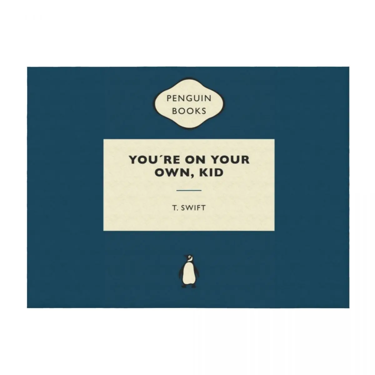 

youre on your own kid book cover Throw Blanket warm for winter Travel Fashion Sofas Sofas Blankets