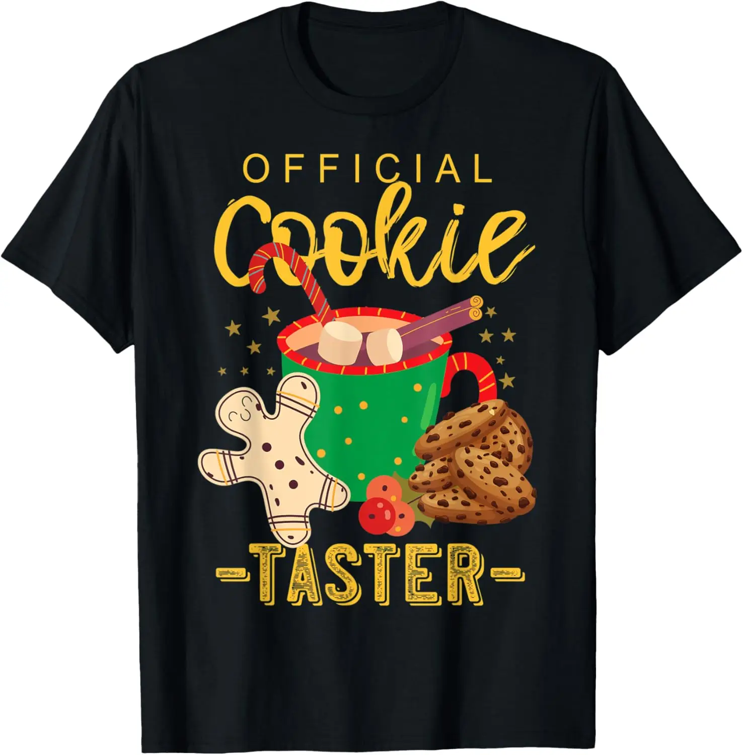 Official Cookie Tester Shirt Christmas Baking Team T-Shirt