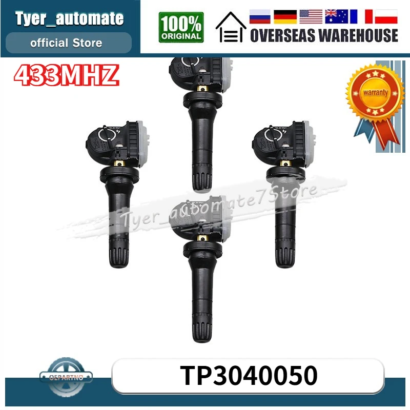 

TPMS 433MHZ Tire Pressure Monitoring Sensor TP3040050 For Brilliance V3 Brilliance V5 JAC J7 JAC S7 Zotye T600