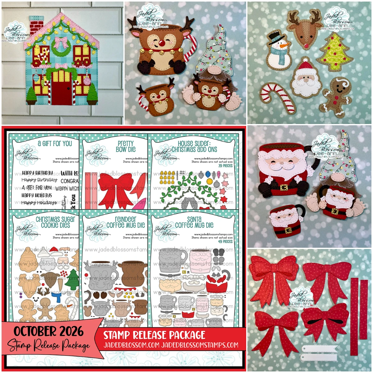 House Slider Christmas Sugar Cookie Metal Die Set Cutting Dies Craft  Make Paper Greeting Card Making Template DIY Handmade
