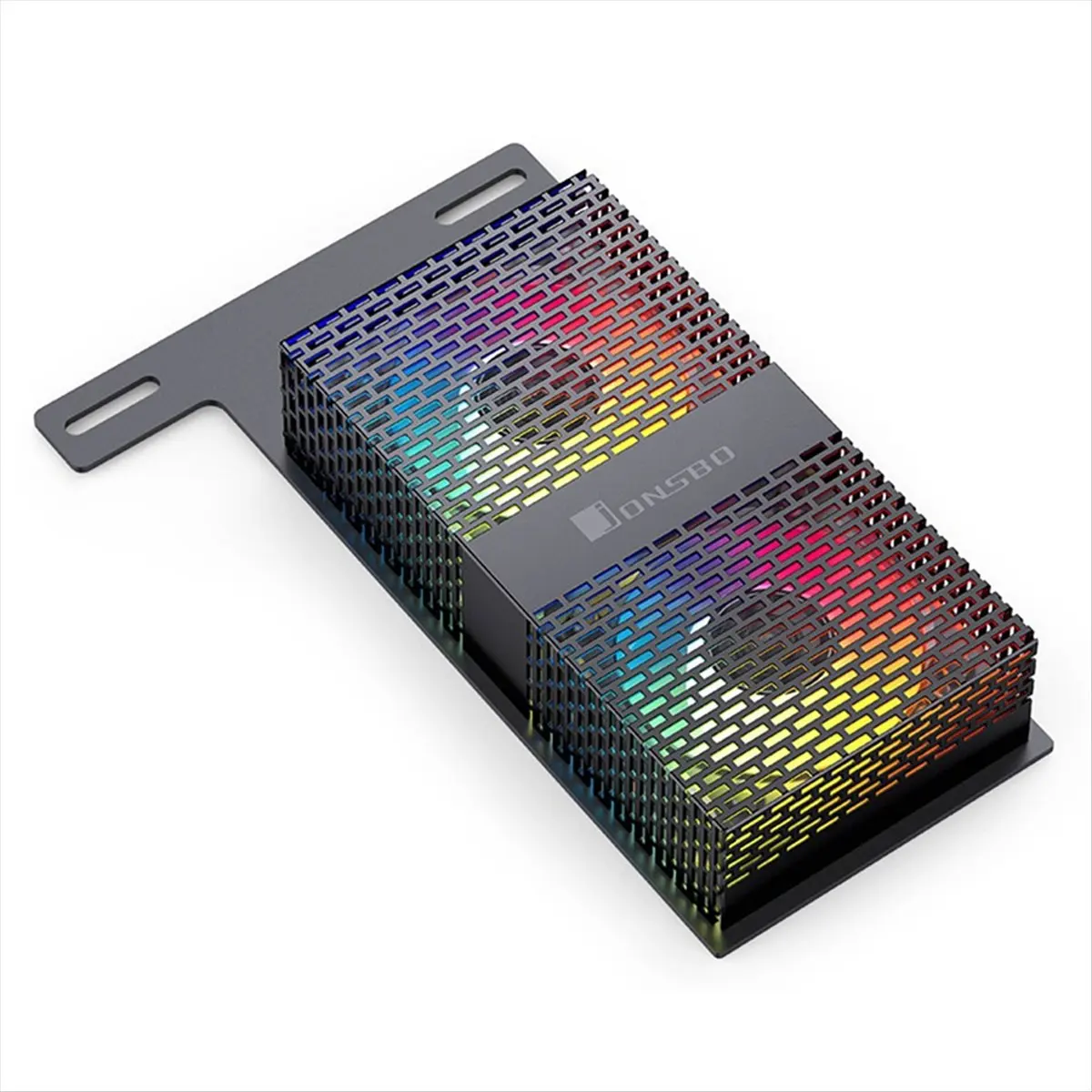 

A32I JONSBO для материнских плат MATX, кулер для оперативной памяти NF-2, модуль вентилятора для оверклокинга DDR4 DDR5, ARGB-подсветка, термопрокладка, черный