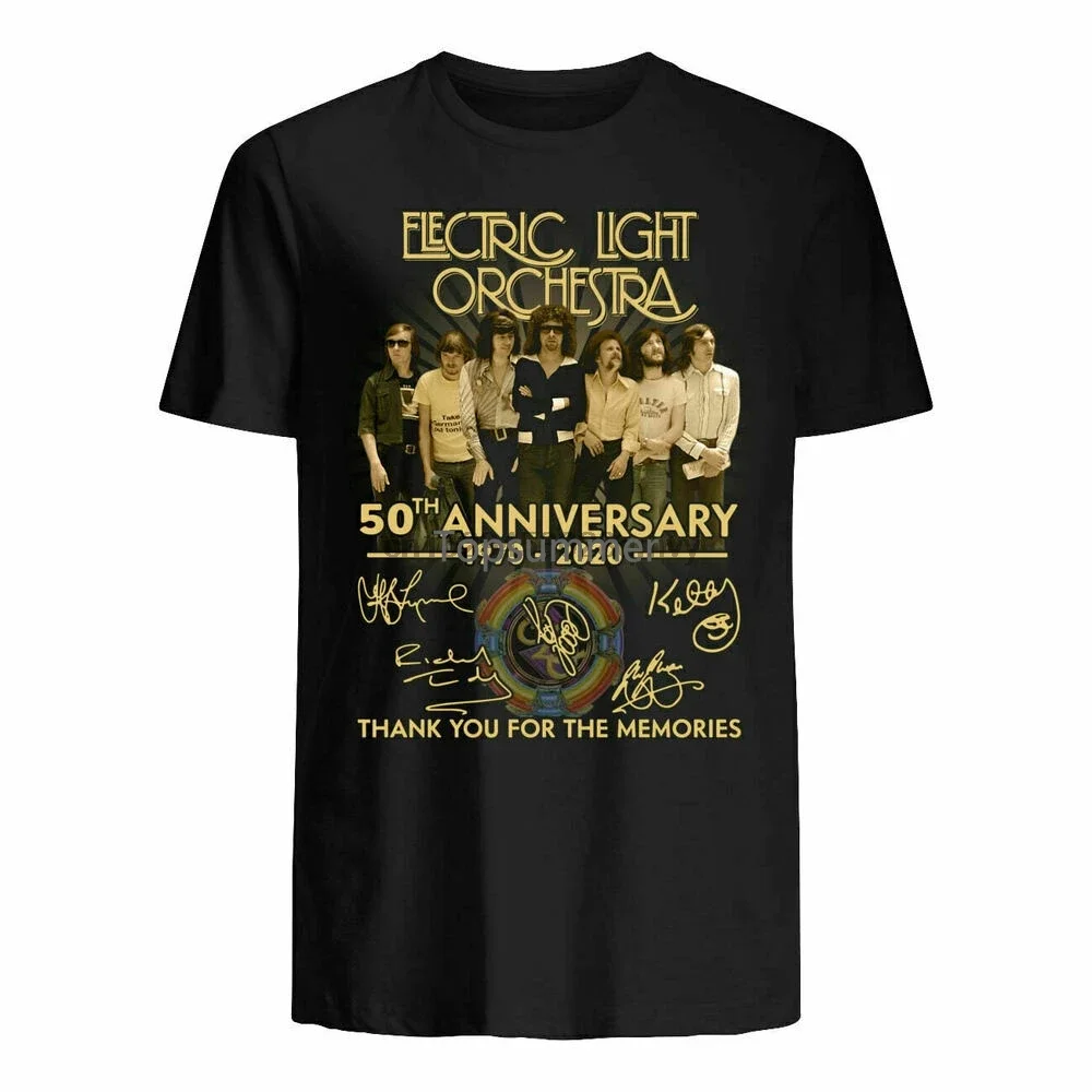 Electric Light Orchestra Elo 50Th Anniversary 1970 2020- Thanks You T-Shirt F