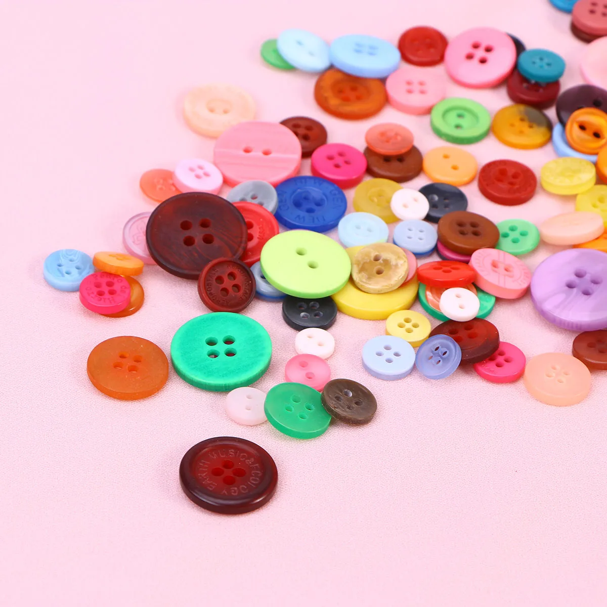 

Colorful Resin Sewing Round Shaped for Buttons Crafts Sewing Projects Resin Buttons DIY Knitting Scrapbook Making
