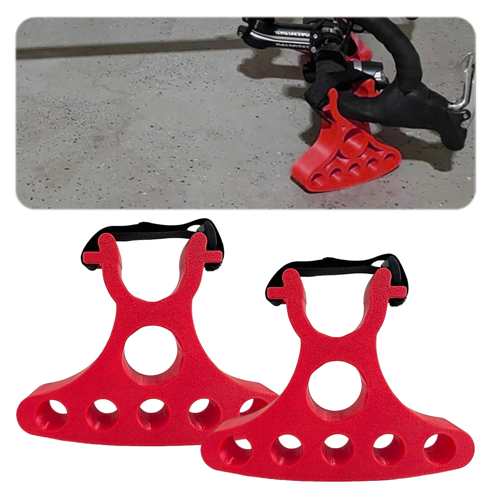 

1 Pair Bicycle Repair Handle Bracket Bike Handlebar Stand for Inverted Parking Stable Maintenance