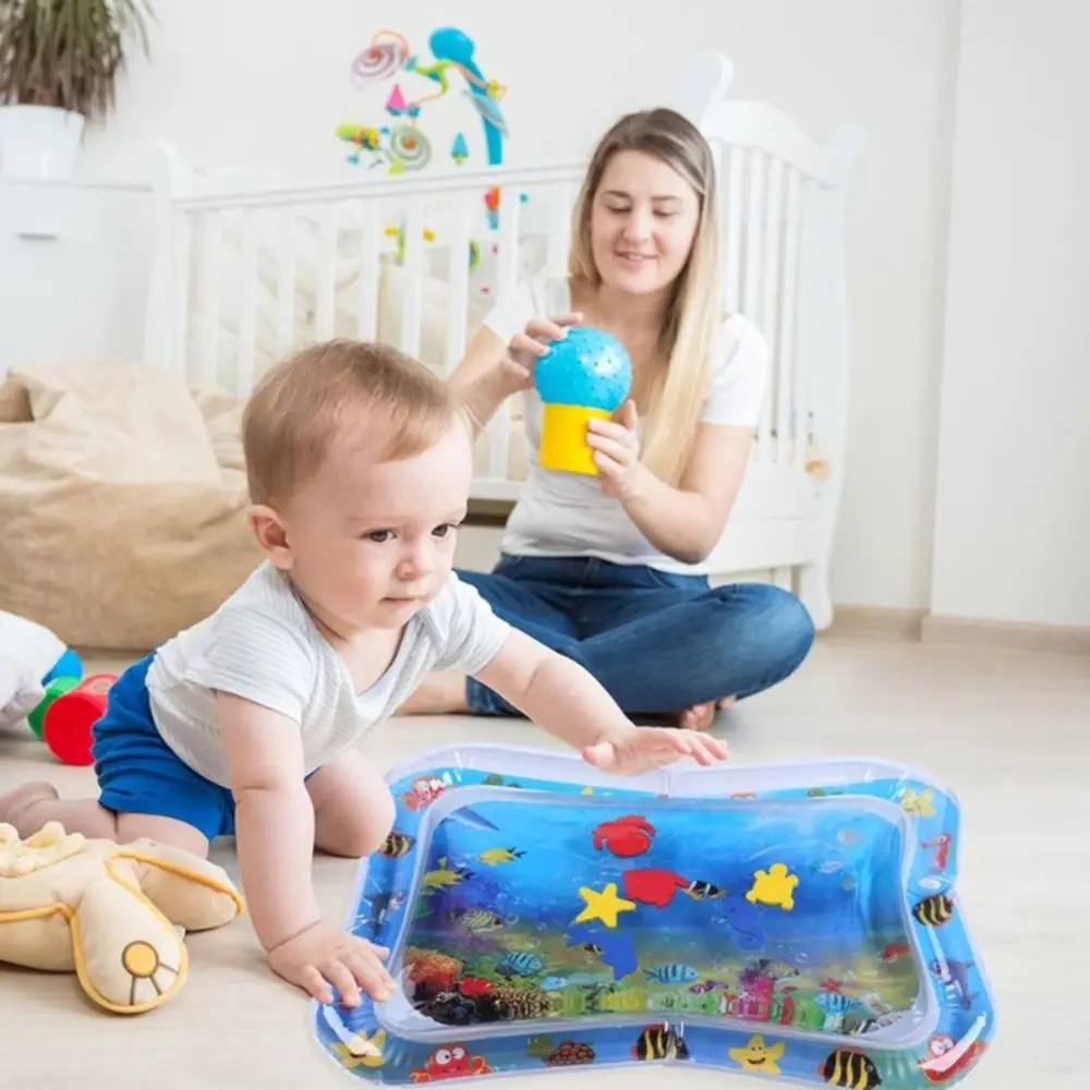 عالية الجودة رشاقته PVC المياه تلعب حصيرة الكرتون نفخ الطفل تلعب حصيرة متعة النشاط وسادة المياه للتطوير الحسي