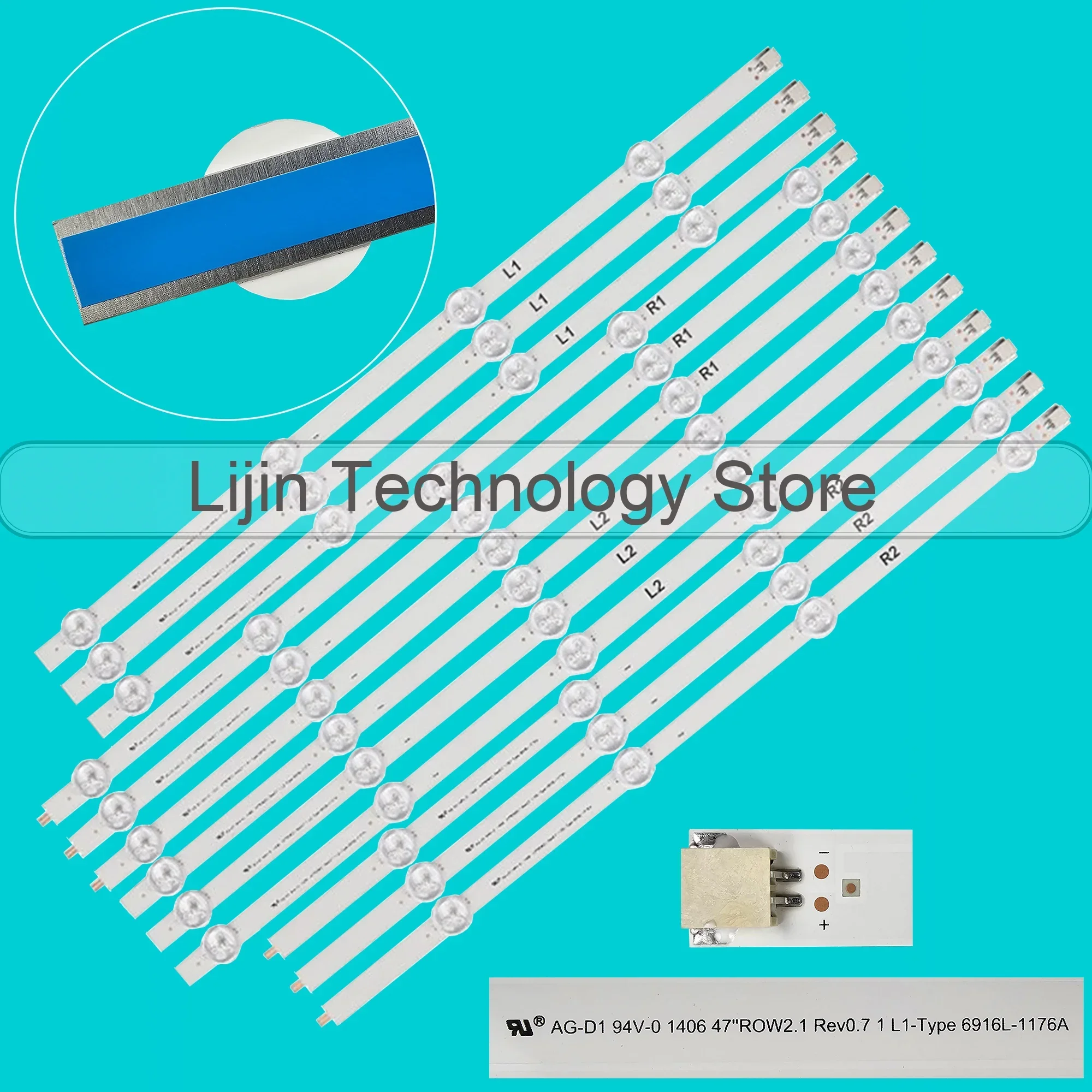 

Светодиодная лента для LC470DUE-SFU2 47LA620V LC470DUE LC470DUE-SFR1 LC470DUE-SFR2 LC470DUE-SFR3 LC470DUE-SFR4