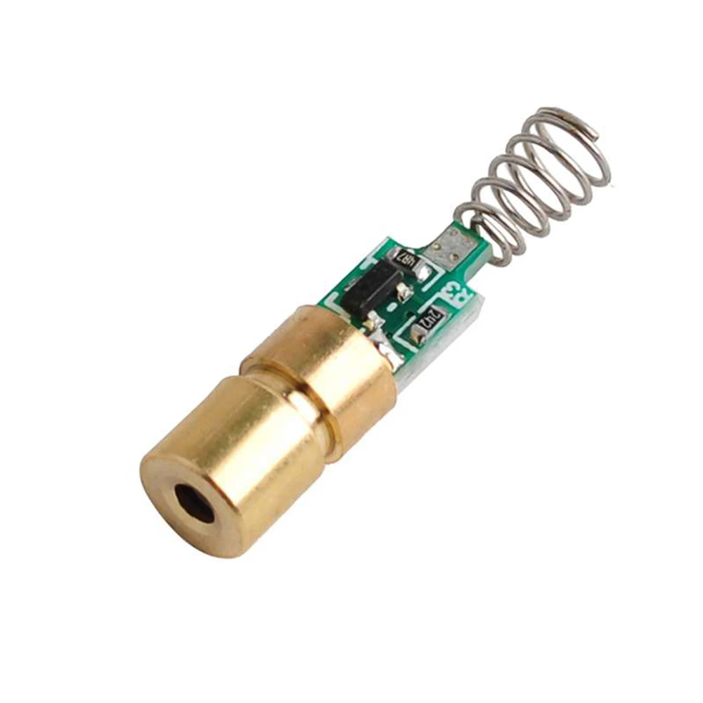 5/10PCS 650nm Red Spring Laser Dot Diode Module Dot Laser Aiming Indication Instrument Measurement DC2.7-5V