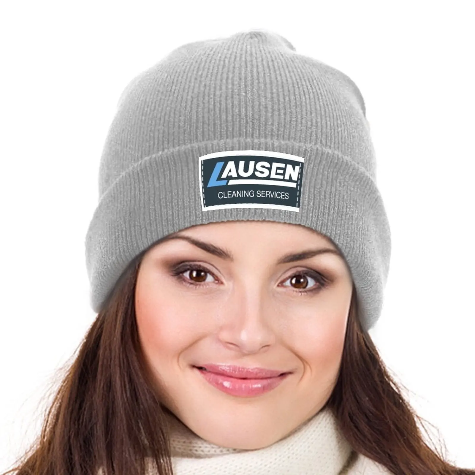 Lausen-gorro de punto de lujo para hombre y mujer, gorro de Anime de talla grande, servicios de limpieza