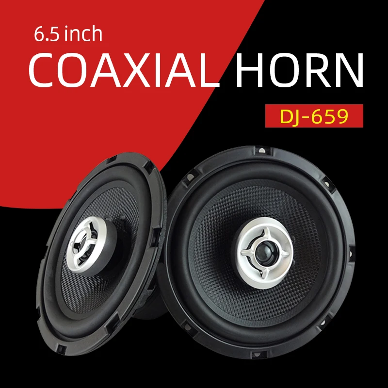 

Car Audio Speaker Car Audio Good Quality Two Way Coaxial DJ-659 90mm Magnet Size